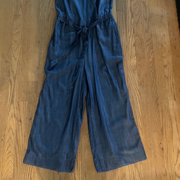 Talbots chambray denim jumpsuit - Picture 3 of 6